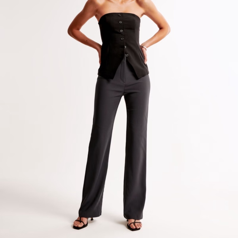 Abercrombie High Rise Slim Boot Trouser